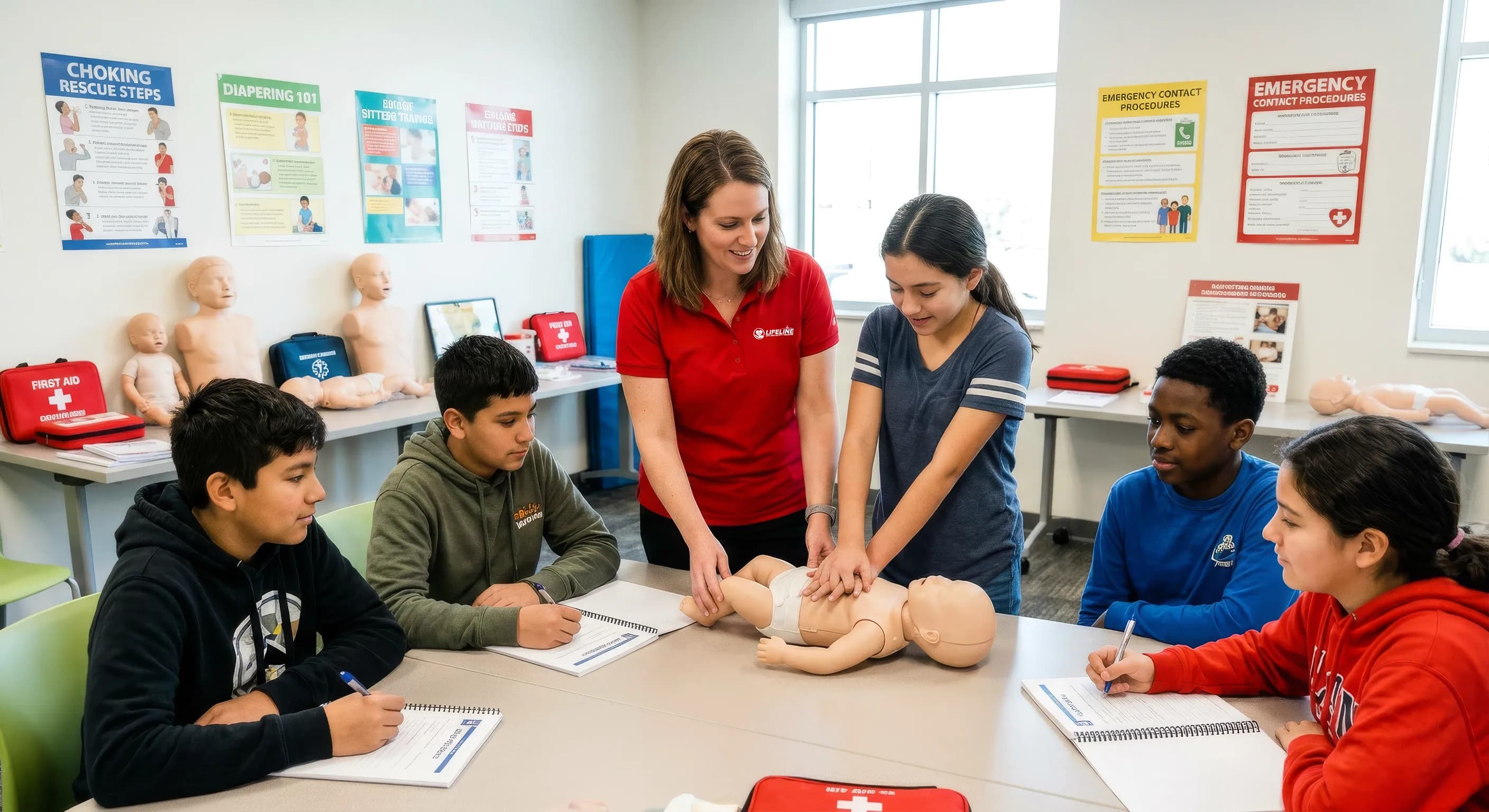 Babysitter safety training course